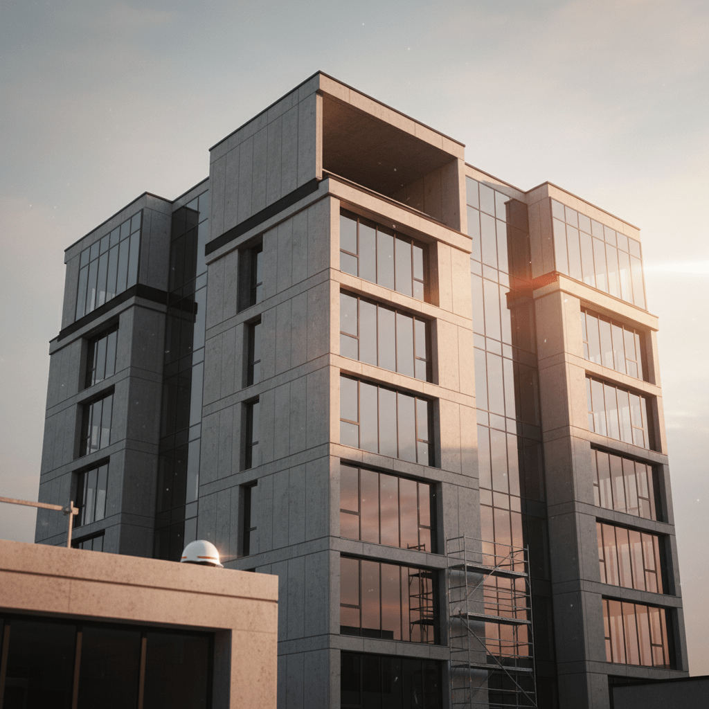 Hintergrundbild zeigt ein Haus