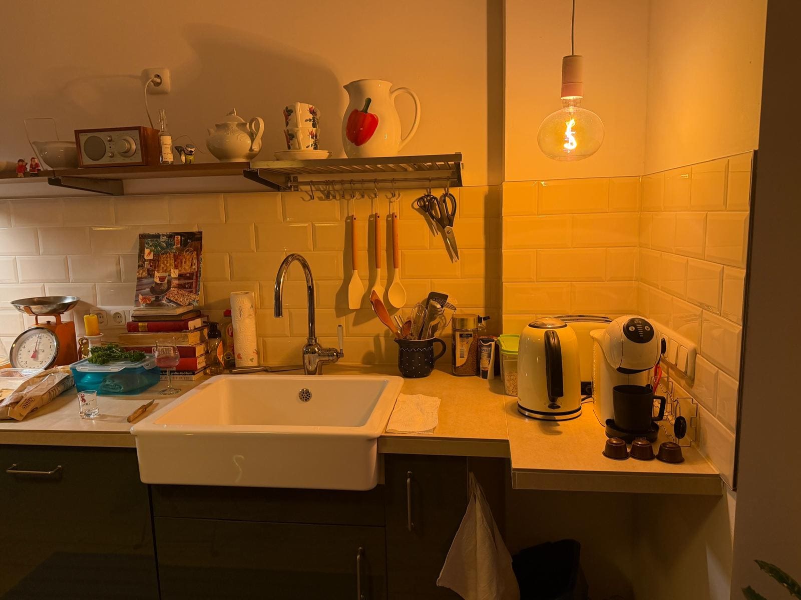 Fliesenarbeiten: Arbeitsplatte & Fliesenspiegel