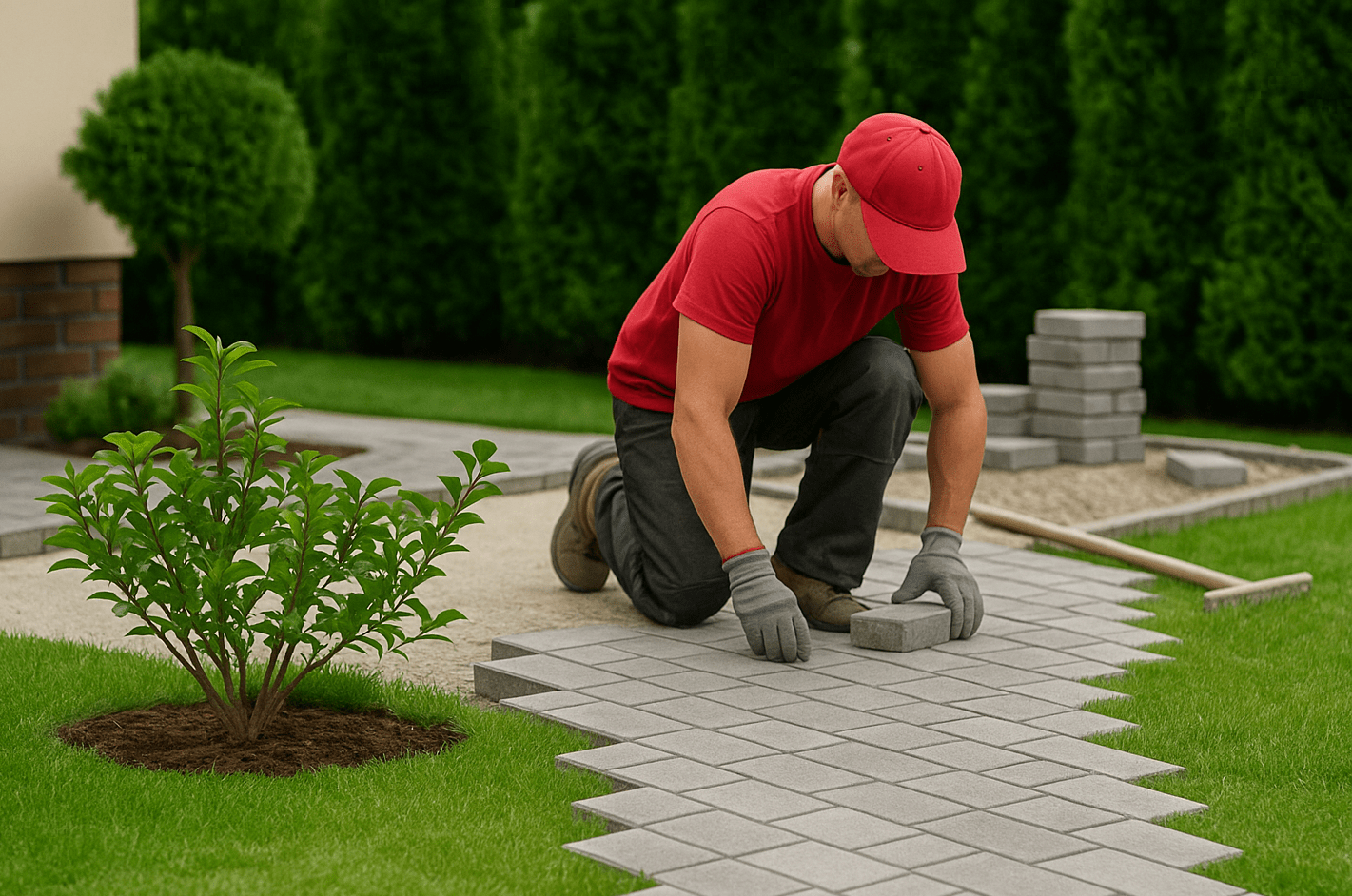 Vermittlung von Außenanlagen & Pflaster